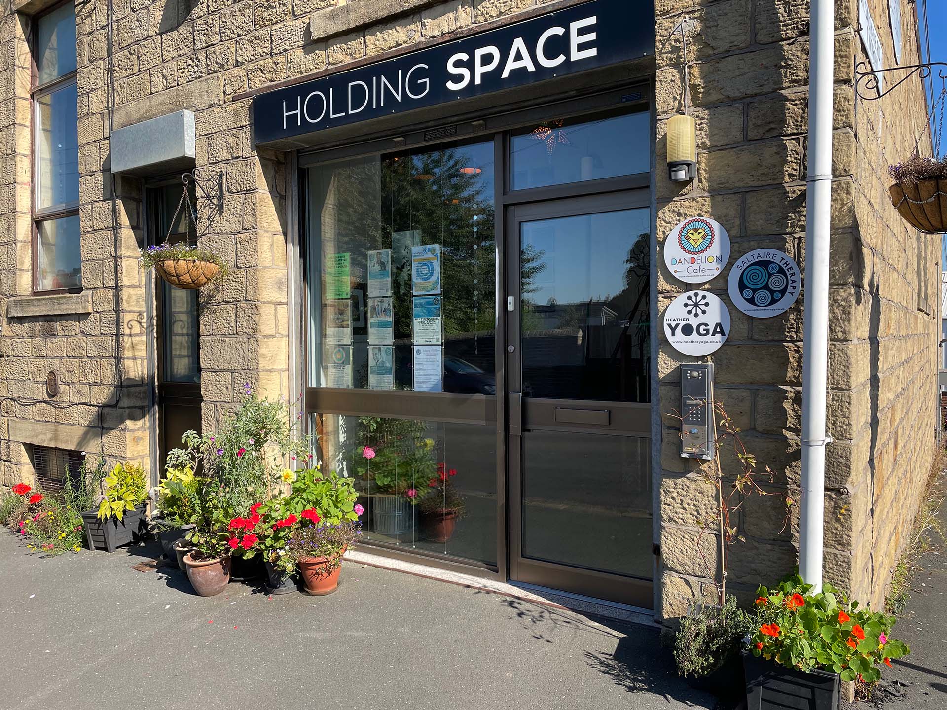 Acupuncture clinic entrance at Holding Space Bradford